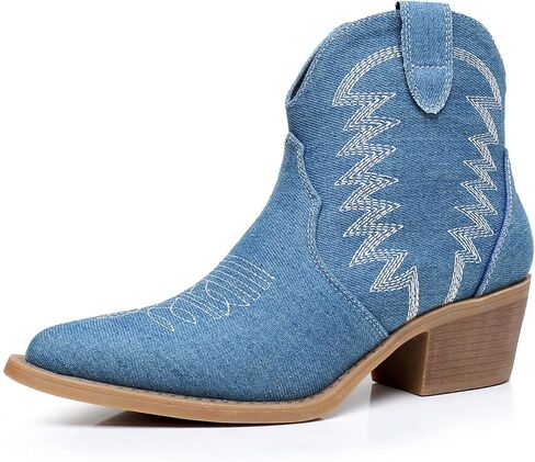 Globalwin Woment Boots Western Boots Onkle Cowboy Boots for Women in Kuwait