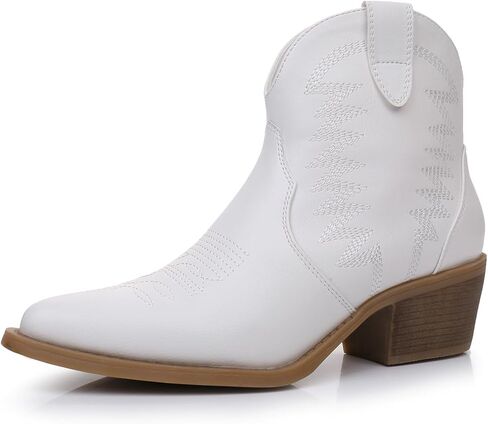 GLOBALWIN Women's Western Boots Ankle Cowboy Boots For Women in Saudi Arabia