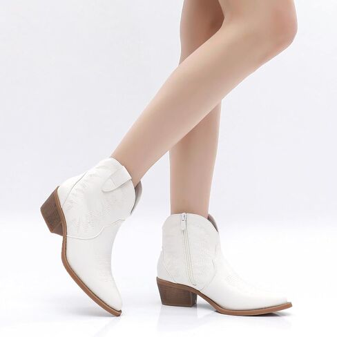 GLOBALWIN Women's Western Boots Ankle Cowboy Boots For Women in Saudi Arabia