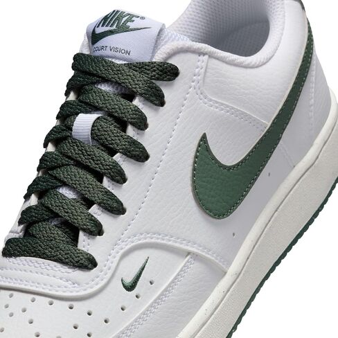 Nike Court Vision Low Next Neature Women's Shoes (FV9952-101 ، White/Stadium Green/Sail/Vintage Green) Size 9 in Kuwait