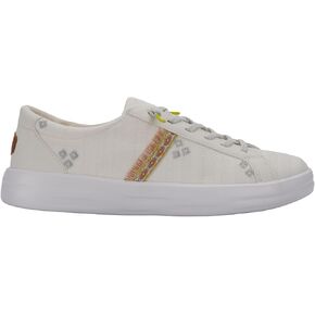 HEYDUDE Karina Cottage Crochet White Size 8, Women's Shoes, Women's Casual Sneakers, Comfortable & Light-Weight