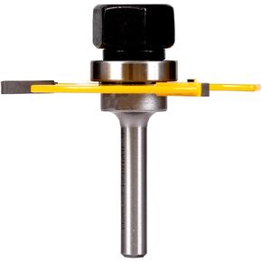Yonico Slotting Cutter Router Bit 1/8-Inch 1/4-Inch Shank 14082q