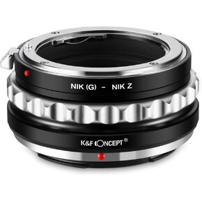 K&F Concept Lens Mount Adapter Compatible with G AF-S Mount Lens to Nikon Z6 Z7 Camera