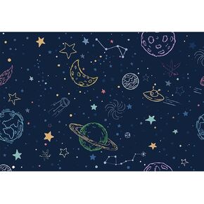 7x5ft Outer Space Backdrops for Photography Planets Moons Astronomy Spaceship Galaxy Universe Photo Shoot Backgrounds Party Celebration Decorations Birthday Party Photo Studio Props