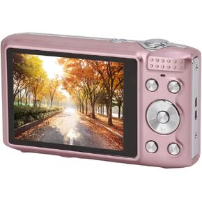Teens 58MP 4K Camera with 2.88 Inch Screen, 16X Zoom, Autofocus, Pocket Compact for Travel Photography and Vlogging ()