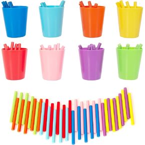 Wooden Learning Color Sorting Toys for Toddlers, Fine Motor Developmental Infants Sensory Matching Games, Busy Board 18 Month Old Baby Boys Girls Gifts