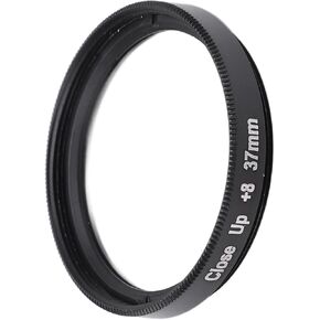37mm Closeup Filter Set (+1, 2, 4, 8 and +10 Diopters) for Digital Cameras, Macro Lens Filter Kit Set with Storage Box,Optical Convex Lens ()
