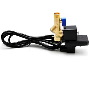 AC 110V Electronic Drain Valve Tank Drain Valve Integrated 1/2" Automatic Timed Water Tank for Compressed Air (Integrated)