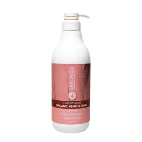 Wellness Premium Products Volumeplex Volumizing Shampoo for Fine Hair | Hyaluronic Acid & Organic Hemp Seed Oil | Volume-Boosting, Nourishing Formula | Plant-Based Therapy, Color Safe, 1L (33.8 fl.oz)