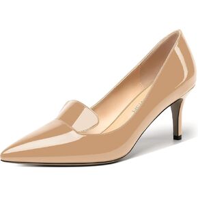 روسرويش المرأة براءة اختراع مدببة أزياء أزياء أزياء على المكتب الخناصة عالية الكعب مضخات فستان الأحذية 2.5 بوصة in Kuwait