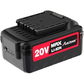 AVID POWER 3.0A Battery (AP30B-H), Compatible Impact Wrench ACIW326, ACIW326-B (SN#A2243 or After That, Check The Machine) and 20V Cordless Tools