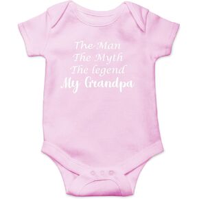 CBTwear The Man, the Myth, the Legend Grandpa - Baby Clothes - Funny Newborn Bodysuit Outfits for Boys and Girls