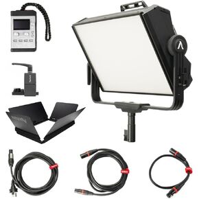 Aputure Nova P300C 300W RGBWW LED Soft Light Panel Bundle with Aputure Barndoors for Nova P300C LED Panel (2 Items)