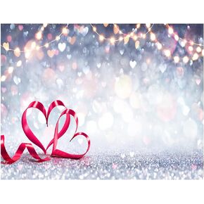 YYNXSY Valentine's Day Background Picture Background Valentine's Day Children Valentine's Day Background Heart Background Heart Photo Drop Background Valentine's Day Background 10X8FT YY-5005