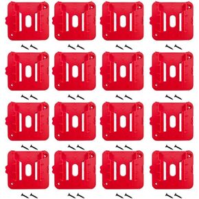 16pcs Battery Holders Mount for Milwaukee M18 18V Battery