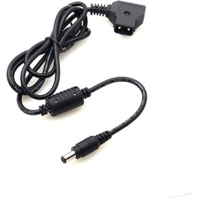 D-Tap DC Cable for Camera Battery Tap DSLR Rig Power Supply LED Light V-Mount D-Tap to 2.1 DC12v Straight Cable