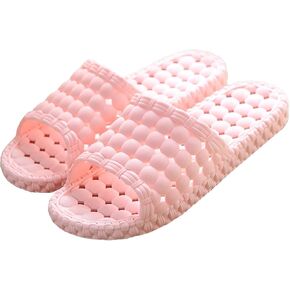 Slippers for Men & Women, Quick-Dry Non-Slip Shower Sandals with Drainage Holes, Soft & Durable PVC Material for Bathroom, Pool, Beach, & Indoor Use