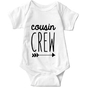 listery Cousin Crew Bodysuit For Babies Cousin Newborn Cousin Crew Baby Girls Boys Cousins Crew Romper Clothes