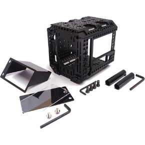 XLCS Cage for Blackmagic Pyxis 6K | EF PL Mount | Cinema Rig | Multiple Mounting Points | Modular Design | LCD Screen Protector | Lens Adapter Lock | EVF (Hollow Point - EF | PL | L-Mount Version)
