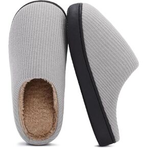 Hebreahav Womens Slippers Cozy Memory Foam Casual Warm Ladies Bedroom Hard Bottom Slipper Arch House Slippers for Woman Non Slip Slippers Men Indoor Outdoor