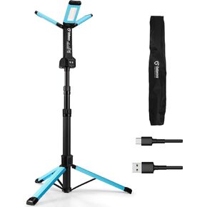 Rechargeable Work Light with Stand, GoGonova Cordless Work Light with Triple LED Lamps, 8AH Battery, 700/1200/2200 Lumen, 4000/6500K Dimmable Led Work Light Kit