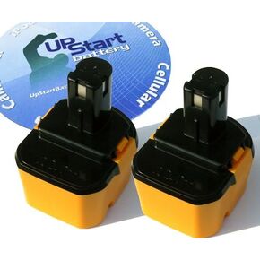 2-Pack Ryobi 12V Battery Replacement - Compatible with Ryobi 1400652, 1400670, HP1201KM2, BID1211, CCD1201, CHD1201, CHD1202, CTH1201, CTH1202, CTH1202K2, FL1200, HP1201M, HP1201MK2, R10510, RY1201,
