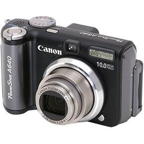 Canon PowerShot A640 10MP Digital Camera with 4x Optical Zoom (Renewed), Black