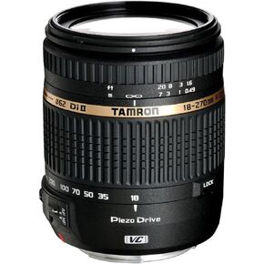 Tamron Auto Focus 18-270mm f/3.5-6.3 VC PZD All-In-One Zoom Lens with Built in Motor for Nikon DSLR Cameras (Model B008N)