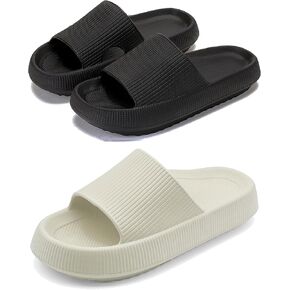 rosyclo Cloud Slippers + Arch Support Slides for Women and Men