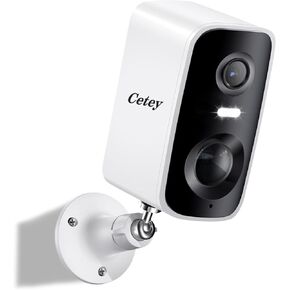 2.4G WiFi Security Camera, 1080P HD, Motion Alerts, IP66 Waterproof, Night Vision, Two-Way Audio, Remote Monitoring – Protect Your Property 24/7