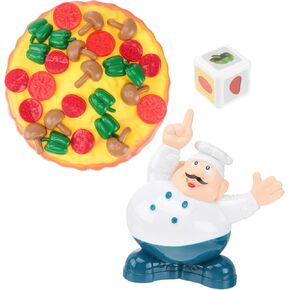TOYANDONA Stacking Balancing Pizza Toy Balancing Pizza Game Pizza Topple Whole Pile- up Stacking Pizza Pile up Game Pizza Pile-up Toy Toys Desktop Pizza Game Toy Toys for Ages 5-7