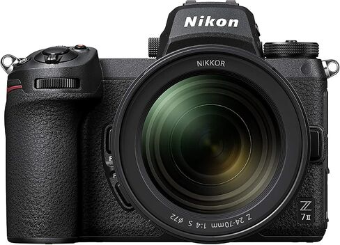 Nikon Z 7II FX-Format Mirrorless Camera with NIKKOR Z 24-70mm f/4 S Lens Kit Bundle with Advanced Accessory and Travel Bundle (USA Authorized - Nikon Warranty) in Saudi Arabia