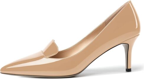 روسرويش المرأة براءة اختراع مدببة أزياء أزياء أزياء على المكتب الخناصة عالية الكعب مضخات فستان الأحذية 2.5 بوصة in Kuwait