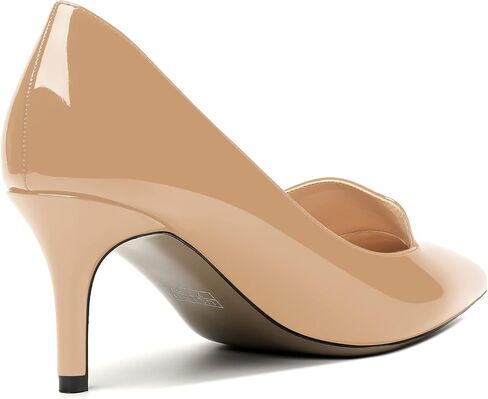 روسرويش المرأة براءة اختراع مدببة أزياء أزياء أزياء على المكتب الخناصة عالية الكعب مضخات فستان الأحذية 2.5 بوصة in Kuwait