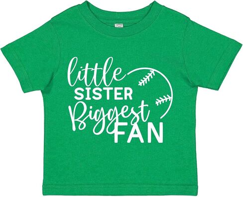 Tees & Tails Little Sister أكبر قميص Tee Baby Baseball (أحجام الأطفال والأطفال الصغار) in Kuwait