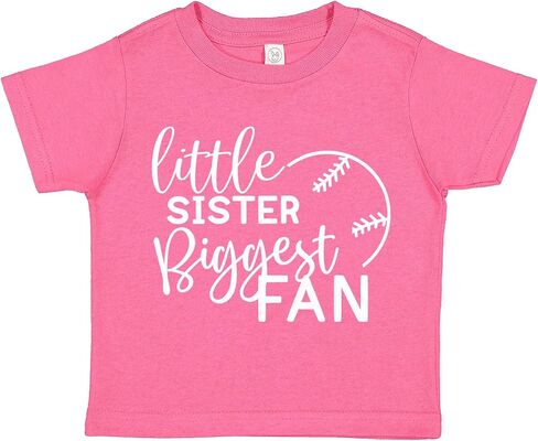 Tees & Tails Little Sister أكبر قميص Tee Baby Baseball (أحجام الأطفال والأطفال الصغار) in Kuwait