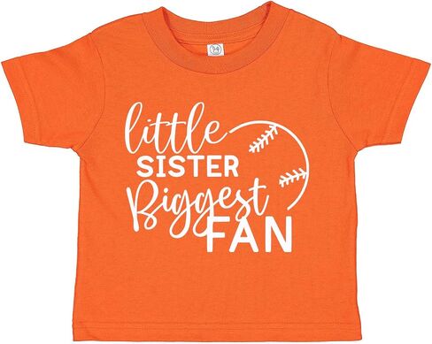 Tees & Tails Little Sister أكبر قميص Tee Baby Baseball (أحجام الأطفال والأطفال الصغار) in Kuwait