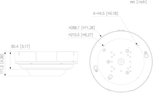 كاميرا Panoramic Empiretech 4 × 5MP 1/2.7 "CMOS 4 كاميرا IP بانورامية ثنائية الاتجاه ، LED IR مضمن ، 2.8 مم-12 مم عدسة متغيرات متناوب IPC-PDBW82041-B360-S2 in Kuwait