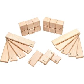 26 Piece Tegu Discovery Magnetic Wooden Block Set, Natural