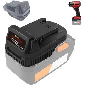 AR18ML for Ridgid AEG to for Milwaukee Battery Adapter, for AEG Ridgid 18V Hyper Lithium Battery Convert to for Milwauke M18 18v Cordless Power Tools Use,(Adapter Only)