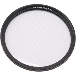 Blue Streak Filter for Camera Lens, 77mm Optical Glass in Kuwait