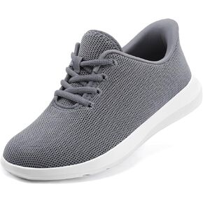 أحذية Rihero Womens Walking مريحة غير قسيمة تنس الأحذية الرياضية الرياضية أحذية خفيفة الوزن الأزياء الأحذية الرمادية الحجم 9.5 in Kuwait