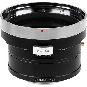 Fotodiox Pro Lens Mount Shift Adapter - Compatible with Bronica ETR Mount Lens to Canon RF Mount Mirrorless Camera Body