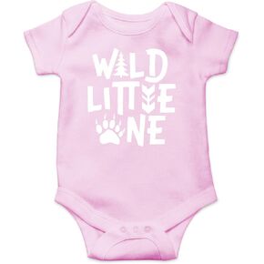 CBTwear Wild Little One - Baby Clothes - Funny Newborn Bodysuit Outfits for Boys and Girls