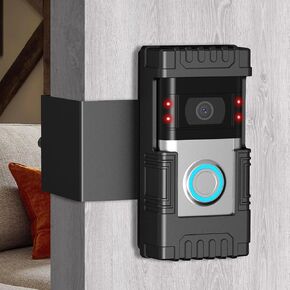 Anti-Theft Doorbell Mount Compatible with Ring/Blink, No-Drill Camera Holder, Adjustable Mounting Bracket Accessories, for Doorbell 1/2/3/4/3Plus/2020 2023 2024 Release/Pro/Pro 2