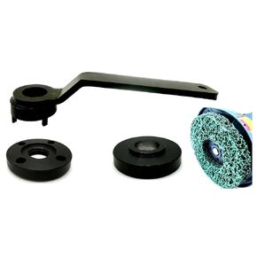 طقم تحويل قرص الشريط العالمي لـ Wagner Painteater - محول Pro -Graad مع قفل الجوز والرتجف - ترقية لتوافق عجلة التغريد 4.5 "× 7/8" (مجموعة التحويل مع مفتاح 4 شحنة) in Kuwait