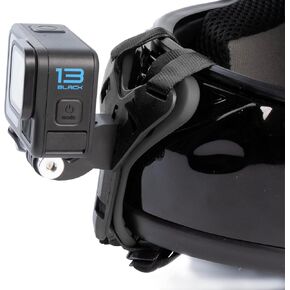 كاميرا رد الفعل كاميرا دراجة نارية خوذة جبل مع الأشرطة القابلة للتعديل ل GoPro Hero 13/12/11/10/9/8/6/6/5/4/3 (أسود) جوبرو خوذة مثالية للدراجات/ركوب/التزلج in Kuwait