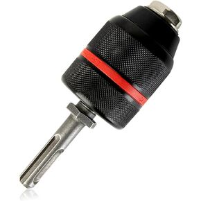 تشاك الحفر غير المفتاح مع محول SDS Plus للتدريبات Bosch 1/2 بوصة ، و 3-Jaw 1/2 بوصة chuck من طراز من أجل قطع الحفر المستقيمة-مثالية لتطبيقات الحفر متعددة الاستخدامات.