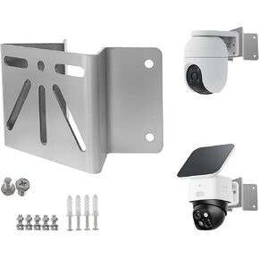 Exterior Wall Corner Mount for eufy solocam s340 Solar PTZ Camera, Stainless Steel Bracket Holder for Security Cameras, Rust Resistance for Long Lasting Outdoor Installing