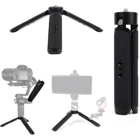 Aluminum Mini Tripod Stand Handle Grip for Camera Phone Gimbal Stabilizer,Desktop Tripod for DJI Ronin Zhiyun Weebill Smooth Osmo Mobile Webcam Projector